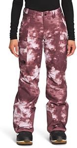 THE NORTH FACE Women's Freedom Insulated Pant, Wild Ginger Snow Dye Print, X-Small Regular
