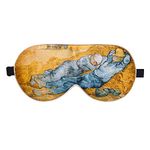 Alaska Bear Natural Silk Sleep Mask, Blindfold, Super Smooth Eye Mask (Van Gogh - Siesta)