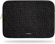 Vandel MacBook Air 13 inch Laptop Sleeve, Fits 13-13.3 inch Laptops: Neoprene MacBook Air & Pro Case, Chromebook, HP Soft Cover | Thin Computer Carrying Bag, Black Leopard Mac (M1 & M2) Pouch