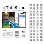 ToteScan Intelligent QR Labels for Organization/Moving/Storage (48 Unique Labels, 1.5"x1.5")…