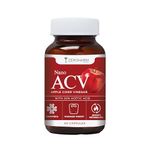 ZeroHarm Nano ACV with 20% Acetic Acid from Apple Cider Vinegar |Manages Weight | Inhibits the Enzyme ATP-Citrate Lyase | Regulates Glucose Metabolism | Increasing Postprandial Satiety | 60 Caps