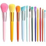 BS-MALL Makeup Brushes Colorful 12 
