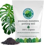 Premium Monstera Potting Soil - Quick Drain Potting Soil for Monstera Deliciosa / Swiss Cheese Plant