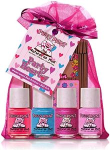 Piggy Paint Party Heart-Y [5 Pack] Gift Set Including Nail Art Stickers