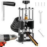 Xfopz Wire Stripper Machine,0.04"-1"Inches Manual Wire Stripping Machine,Hand Crank Copper Wire Stripper, Portable Steel Frame Drill Powered Stripping Tool for Scrap Copper Wire Cable Recycling