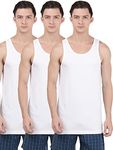 Jockey Men's Cotton Vest (Pack of 3), white, XL