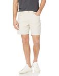 Amazon Essentials Men's Slim-Fit 7" Inseam Stretch 5-Pocket Short, Stone, 38