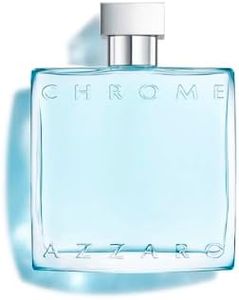 Azzaro Chrome Eau de Toilette for Men, Fresh Aquatic Woody Fragrance, Everyday Men's Aftershave, Invigorating & Comforting Scent, Sandalwood, Amber, Maté accord, Perfume for Men