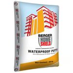 Berger Home Shield Waterproof Putty, Anti-Efflorescent, Water Repellent, 40 kg
