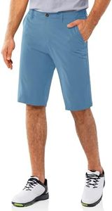 33,000ft Men's Golf Shorts Dry Fit, Lightweight Quick Dry Golf Stretch Shorts with Pockets 11" Inseam for Travel Casual