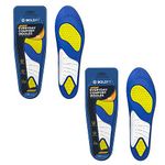 Boldfit insole for shoes men & women 2 Pair shoe sole for men inner sole for shoes for men shoe sole for women sole for shoe insoles for men shoe pads protector insoles for women Trim to fit (UK 8-11)