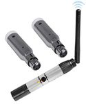 Rockville DMX-WTR Wireless DJ DMX Lighting Transmitter+2) Receivers