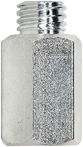 Buff and Shine - Double Sided Pad Adapter for Polishers & Double Sided Wool Buffing Pads - Zinc Plated Steel - Male 5/8" x 11 Female 5/8" x 11 - (BFS-1400)