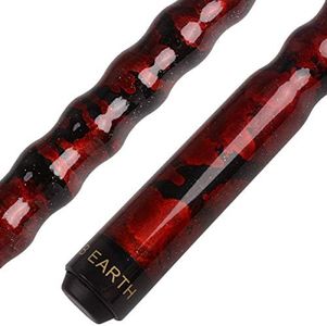 AB Earth 2-Piece 58 Inches Pool Cue/Pool Stick Ergonomic Design Hardwood Canadian Maple Billiard Cue,19-21 Oz,13mm Tip (Wine - 18oz)