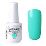Vishine Nail Salon UV Manicure Polish Soak Off Gel Polish Nail Art Aquamarine(673)