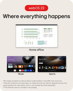 LG MyView 32" Smart Monitor – Full HD Display, Streaming Apps