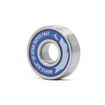 MAPLE ACE 608-2RS Skateboard, Inline Roller Skate, Scooter Bearings Blue Rubber Sealed Plus Spacers (8 Pack) 608 2RS