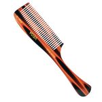 Vega Tortoise Shell Grooming Hair Comb,Handmade, (India's No.1* Hair Comb Brand)For Men and Women, (HMC-72)