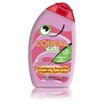 L'Oreal Paris Kids Shampoo and Conditioner, Strawberry Smoothie, 2 in 1, Paraben Free, Extra Gentle, Dermatologist Tested, Tear-Free, 265 ml