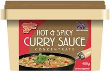 Chinese Takeaway Curry Sauce Paste Concentrate 405g HOT and Spicy (Box of 4 Tub)