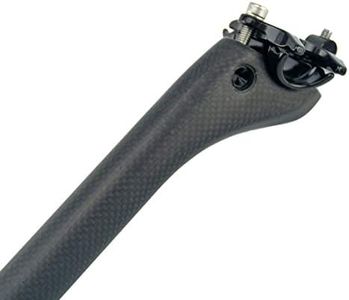 Alfa Pasca Carbon Seatpost Road Bike Dropper Seatpost 31.6 Carbon Offset Seatpost 3K Matte 400mm