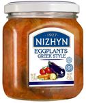 Nezhin Delicious Eggplants in Greek Style, Made from Fresh, No Added Preservatives, 450 Grams/15.9oz Pack of 1