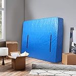 King Mattress Bag for Moving and Storage, Reusable Mattress Protector Covers with Handles, Great for King Mattress Moving & Long Term Storage - 82" L X 79" W X 15" D(Blue)