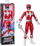 Power Rangers - 12" Mighty Morphin Red Ranger- Action Figure Inspired by Classic Power Rangers TV Show - with Power Sword Accessory - Toys for Kids - E8665 - Ages 4+