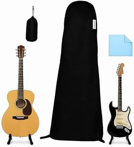 Marabuut Guitar Dust Cover for Acoustic, Electric and Bass Guitars on Stand