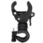 Bike Flashlight Holder, Bike Torch Clamp 360 Degree Rotatable Cycling Light Holder Universal Bicycle Flashlight Bracket for 18mm to 35mm Torch Adjustable Bicycle Lamp Stand Clip