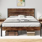 Fluest Queen Bed Frame with Headboa