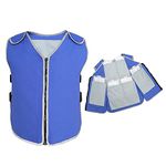 JIAHUA Cooling Vest Cold Vest Sport Cool Vest Ice Cooling Vest Women Men with 20 Ice Packs Cooling Jacket Outdoor Sports Ice Vest for Fishing, Cycling, Running, Cooking