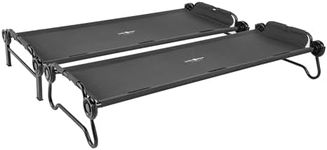 Disc-O-Bed Large, with 2 Side Organizers, Black