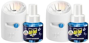 All Out Ultra Liquid Vaporizer, Machine + 1 Refill (45ml) | Kills Dengue, Malaria & Chikungunya Spreading Mosquitoes| India's Only Mosquito Killer Brand Recommended by Indian Medical Association