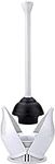 Toilet Plunger with Holder, Long Ha