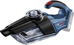 Bosch Professional 18V System Cordless Handheld Vacuum Cleaner GAS 18V-1 (incl. with suction pipe, crevice nozzle, carpet nozzle, 1 litre container volume, without battery/charger)
