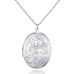 Philip Jones Silver Plated Oval Locket