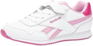 Reebok Unisex Kid's Royal Cl Jog 3.0 1v Sneaker, White Jaspnk Seprpi, 12 US