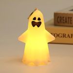 Wamantic Halloween Ghost Night Light Pendant Night Light,LEDNightlight for Kids is Suitable for Kids Room Bedroom Bathroom Hallway Kitchen (Yellow-D#)