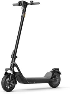 NIU 100P Electric Scooter for Adults - 600W Max Power, 18 Miles Range, Max Speed 17.4MPH, 9.5'' Pneumatic Tires, Dual Brakes, Easy Folding Commuting E-Scooter, Bluetooth Connectivity, UL Certified