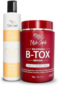 IBelli Capelli Kit Ravenna Btox Mask Repair 1Kg35.02 Oz Anti Residue Shampoo 300Ml10.1 Fl.Oz