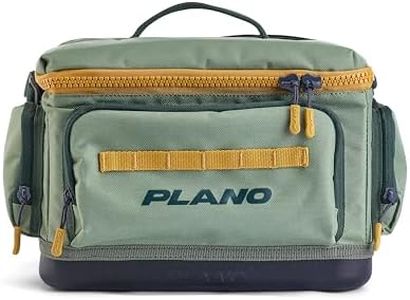 Plano Weekend 3600 Tackle Bag, Cutting-Edge Fishing Tackle Bag, Molded Waterproof Base, Spacious Storage, Die Cut Tool Sleeves, Daisy Chain Attachment Points
