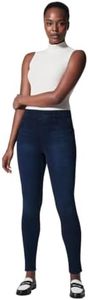 SPANX Jean-Ish Ankle Leggings - Stylish Everyday Leggings - Classic Jean Look - Hidden Core Shaping - Comfortable Denim Alternative - Twilight Rinse - 1X