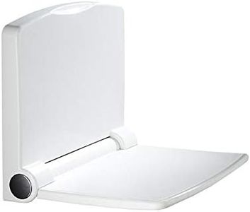 NCG007 Klappbarer Duschsitz, Klappsitz, Duschsitz zur Wandmontage, Duschhocker ABS, belastbar bis 200 kg, rutschfest