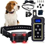 Remote Dog Trainer Collar Kit 1300 Yard Range - Waterproof, Vibration, Shock & Anti-Barking Collar - Stop Barking for Small Medium Large Dogs (Training Kit - 1 Collar)