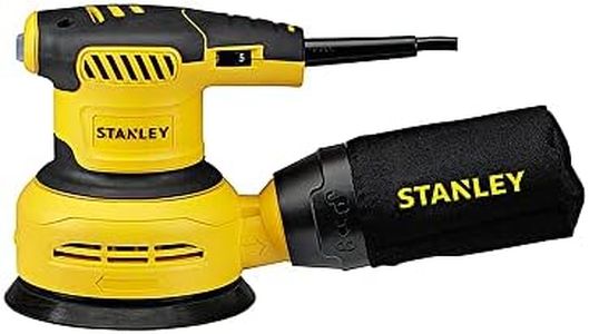 STANLEY SS30 300W 125mm Variable Speed Random Orbital Sander(Yellow and Black)