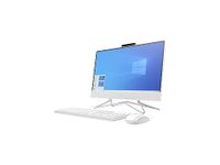 HP 22" All-in-One Desktop, AMD Athlon Silver 3050U Processor, AMD Radeon Graphics, 4 GB RAM, 256 GB SSD, Windows 11 Home (22-dd0210, Snow white)