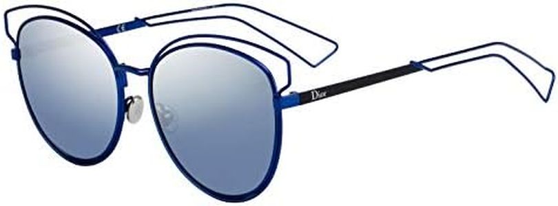 Dior Women's Diorsideral2 Nk Sunglasses, Blue Mtblack, 56