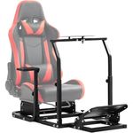 Dardoo Steering Wheel Stand Foldable fit for Logitech G25, G27, G29, G920, Thrustmaster Tx 458,T500 RS,T300RS, T300 Classic Racing Simulator cockpit without Wheel, Seat, Pedal