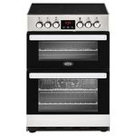 Belling Cookcentre 60E 60cm Double Oven Electric Cooker - Stainless Steel